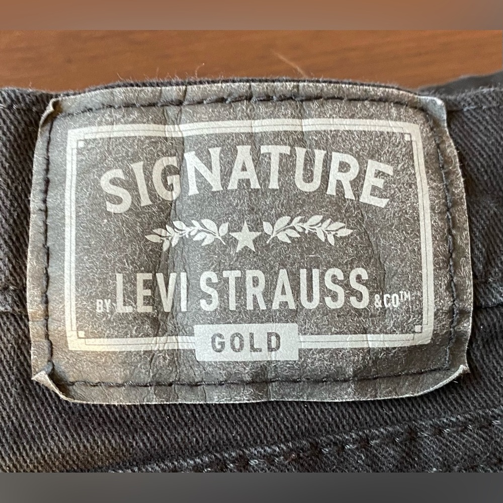 Levi Strauss & Co Signature Gold 36/30 men’s black jeans (#80)